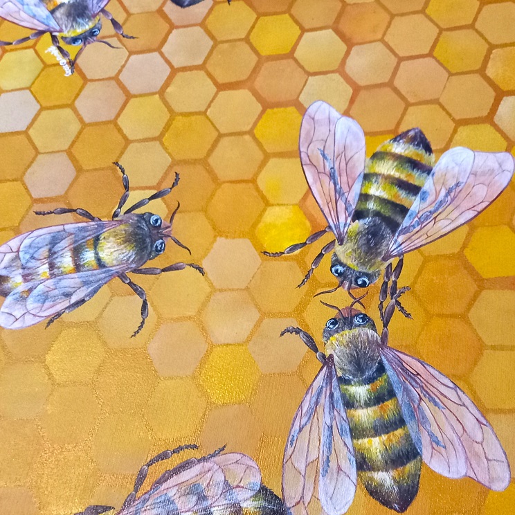 Honey Bees Catkin Tree Studio | Honey Bees